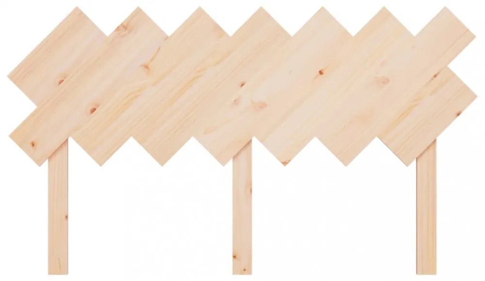 tömör fenyőfa ágyfejtámla 141x3x80,5 cm