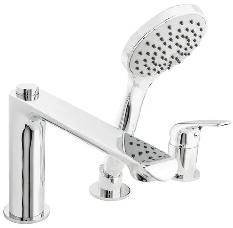 Kád csaptelep Ceramia S-Line Pro zuhanyszettel együtt króm SIKOBSLPRO242