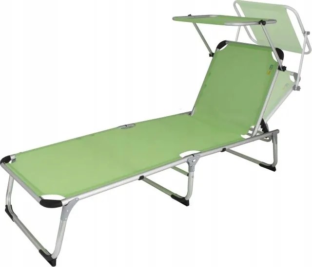 Alumínium napozóágy zöld EuroTrail