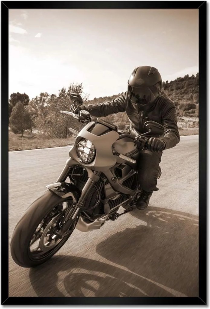 Poszterek keretben 40x60 Harley Davidson Motorkerékpár