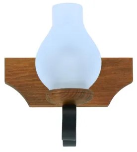 Fali lámpa QUEEN 1xE14/40W/230V bükkfa