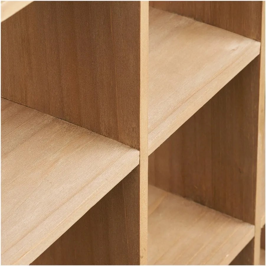 Natúr színű többszintes borovi fenyő fali polc 46 cm Moss – House Nordic