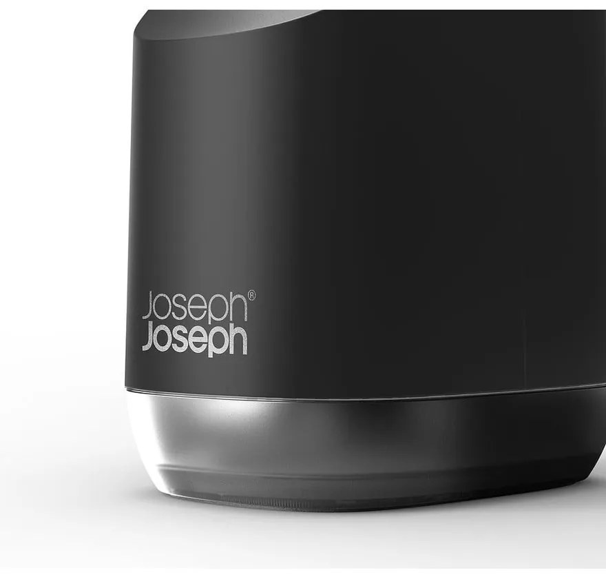 Fekete műanyag szappanadagoló 350 ml Slim – Joseph Joseph