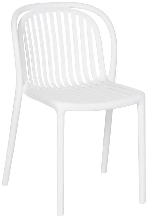 Fehér műanyag étkezőszék Alia – Ixia