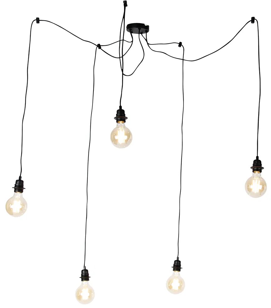 Okos lógólámpa fekete 5-lámpás, Wifi G95 - Cava