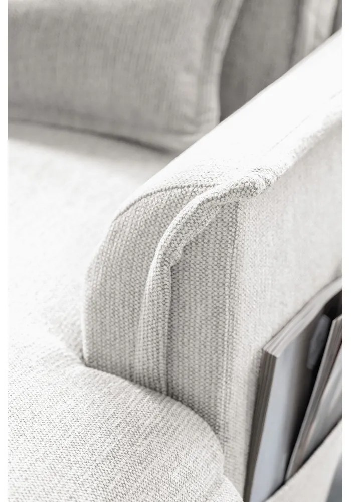 Bézs kinyitható sarokkanapé (bal oldali-U alakú) Charming Charlie – Miuform