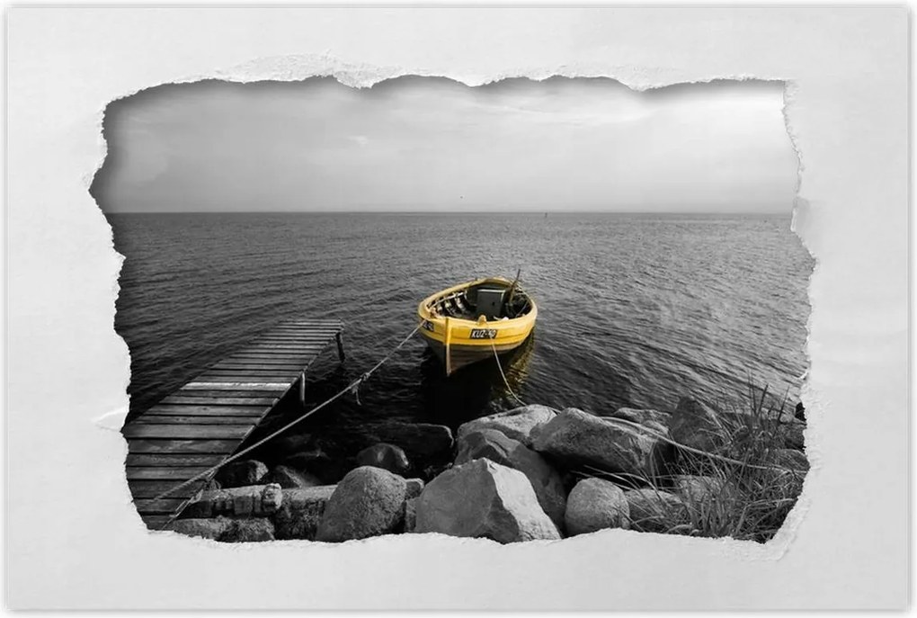 Poszterek 60x40 Halászcsónak a Balti-tengeren