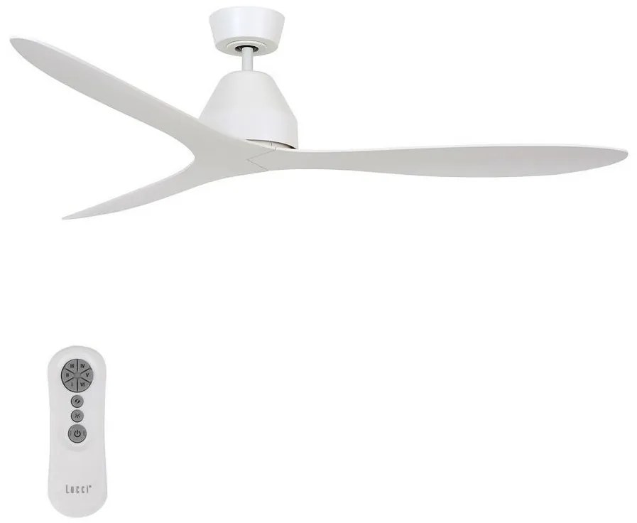 Lucci air 213040 - Mennyezeti ventilátor WHITEHAVEN fehér + távirányító