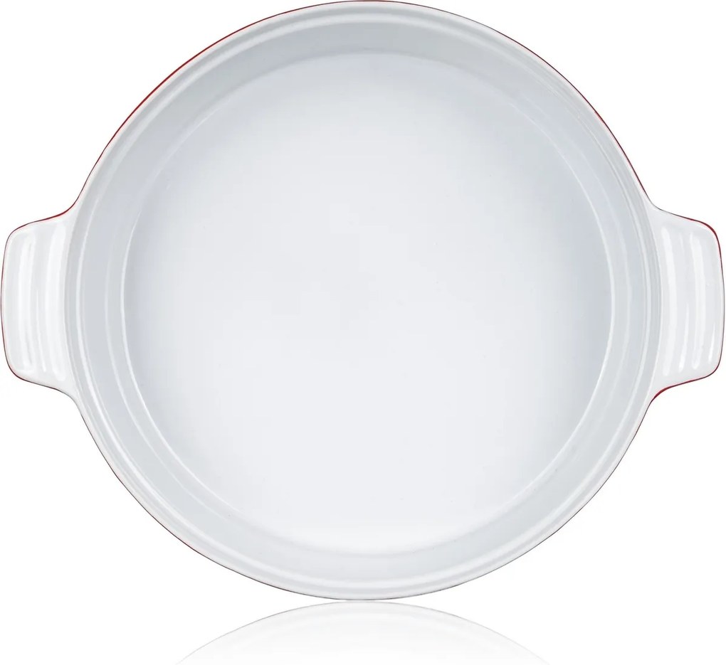 Banquet Culinaria Red kerek forma sütőedény fedéllel 3 l, 3 l