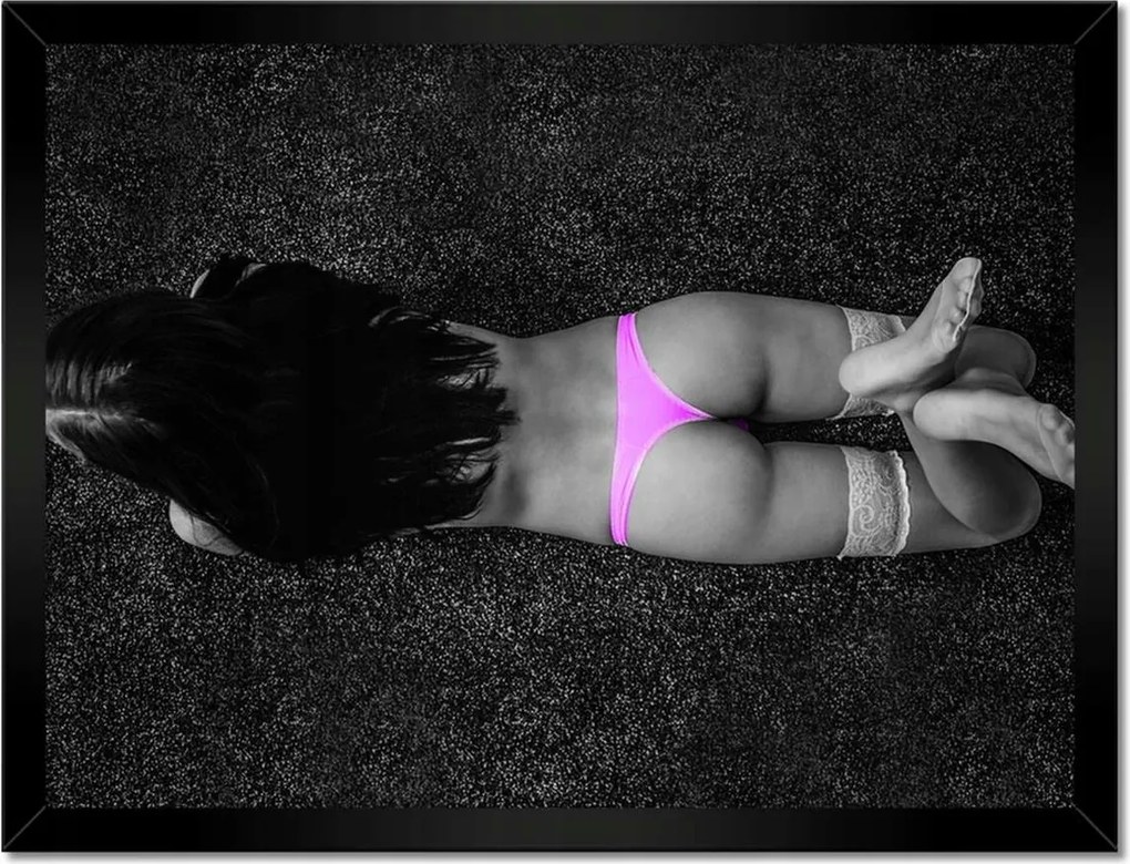 Poszterek keretben 40x30 Szexi lány bugyi