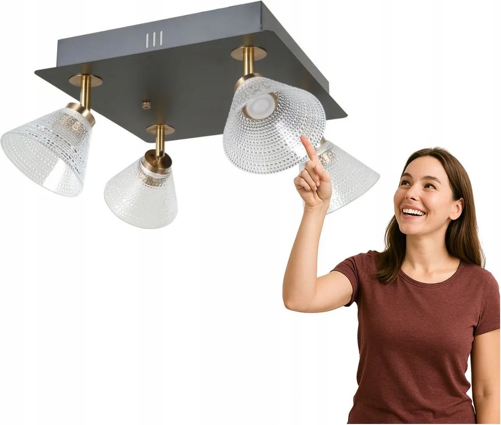 Led spot lámpa 16W Orella WL-34393-4S-BK-HBR Italux