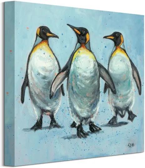 Vászonkép Három pingvin Brown Louise 40x40cm WDC101024