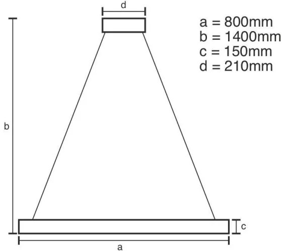 LED állítható fényerejű kristály csillár kábellel LED/55W/230V + DO