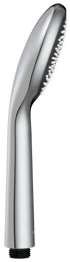 WENKO 23991100 - Zuhanyfej, víztakarékos rendszer, 9,5x9,5 cm, fényes króm/szürke