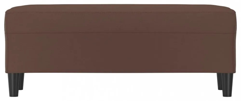 barna műbőr pad 100 x 35 x 41 cm