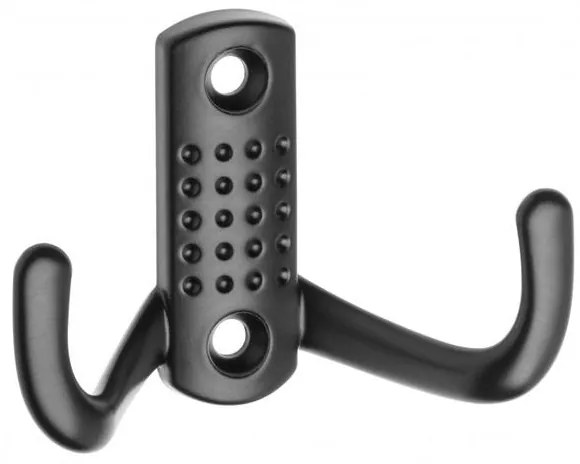 Fogas fém, K23-B0, fekete matt