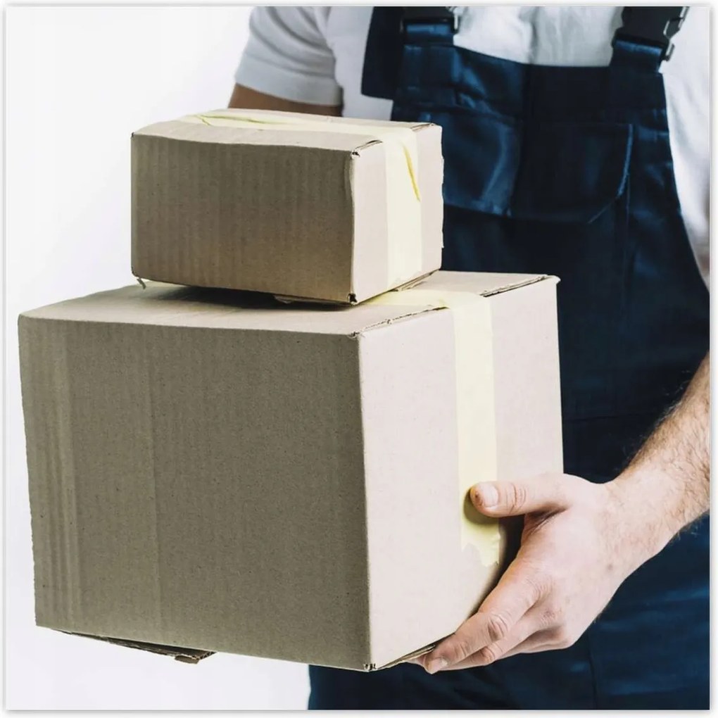 Poszterek 100x100 Futár csomagokkal