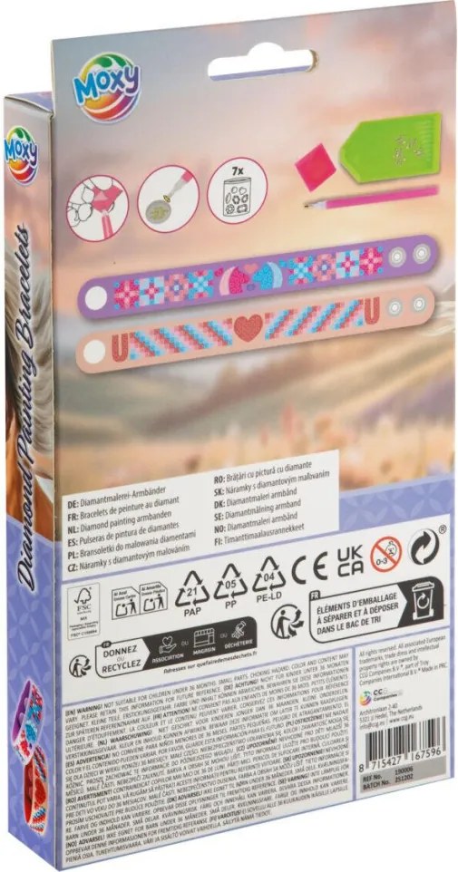 Lovas Moxy gyémántszemes karkötő szett 2 db-os