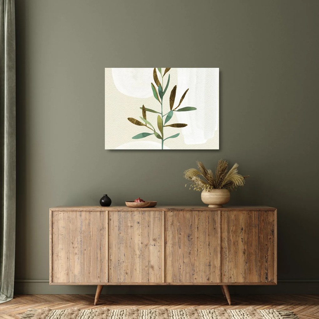 Üveg kép - Akvarell ág N⁰2 (70x50 cm)