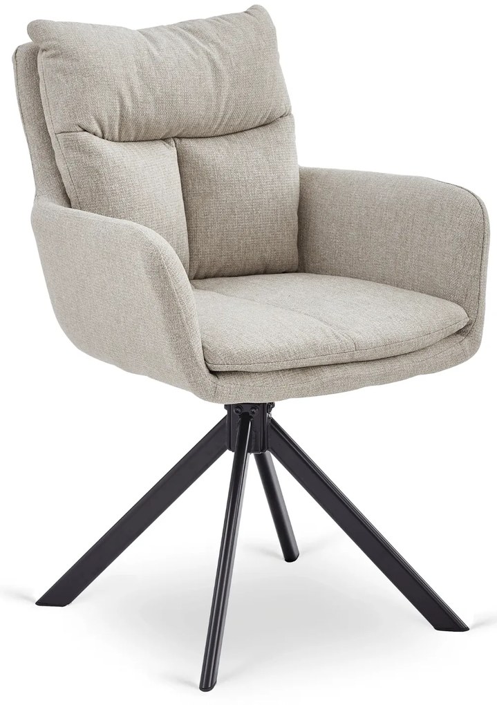 Forgatható étkezőszék PAUL, bézs