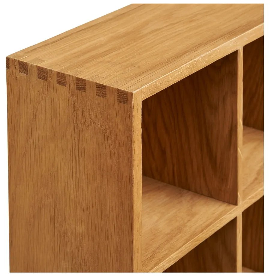 Natúr színű többszintes fali polc tölgyfa dekorral 11 cm Soria – House Nordic