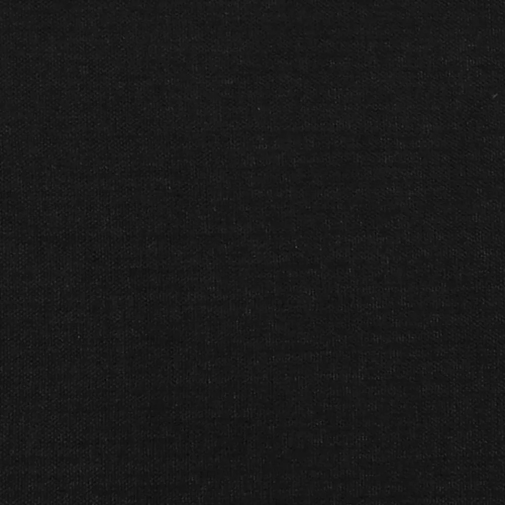 fekete ágykeret fejtámlával matrac nélkül 90x190 cm