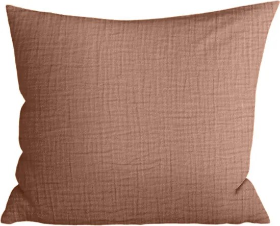 Muszlin párnahuzat MUSSARI 45x45 cm, világosbarna