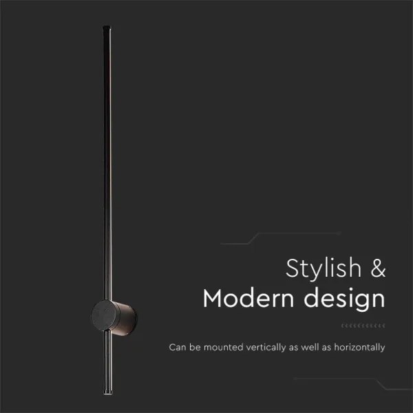 LED Kültéri fali lámpa LED/12W/230V 3000K IP65 fekete