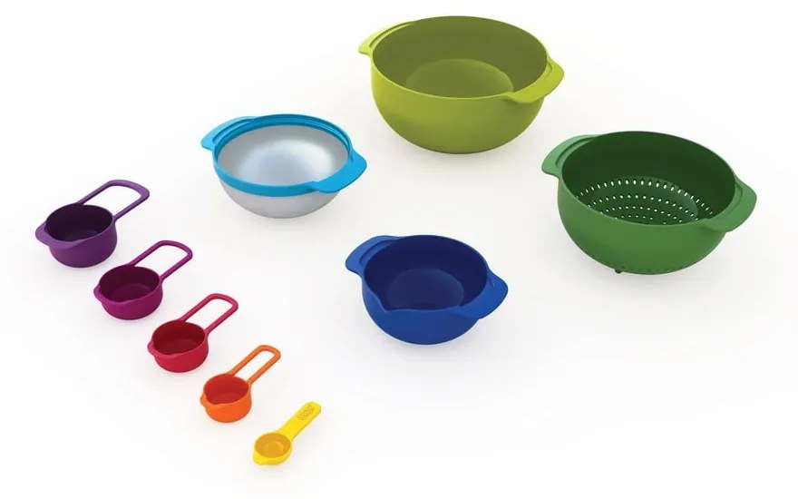 Nest 9 db-os univerzális konyhai tál és mérőedény szett - Joseph Joseph