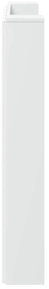 Fejtámla LED -es lámpákkal Fehér 120 x 16,5 x 103,5 cm Faanyag