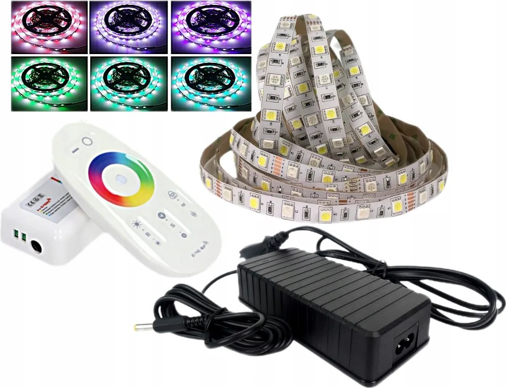 Led szalag szett Rgbw Prémium fehér szín 5m