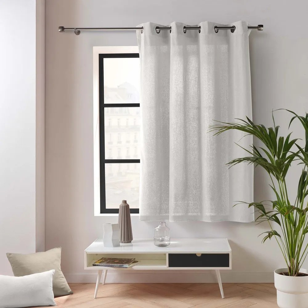 Fehér függöny 135x180 cm Twily – douceur d'intérieur