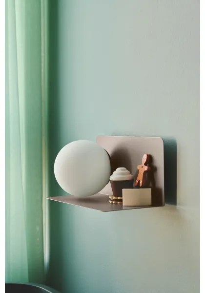 Nordlux - LILIBETH fali lámpa polccal 1xE14/25W/230V barna