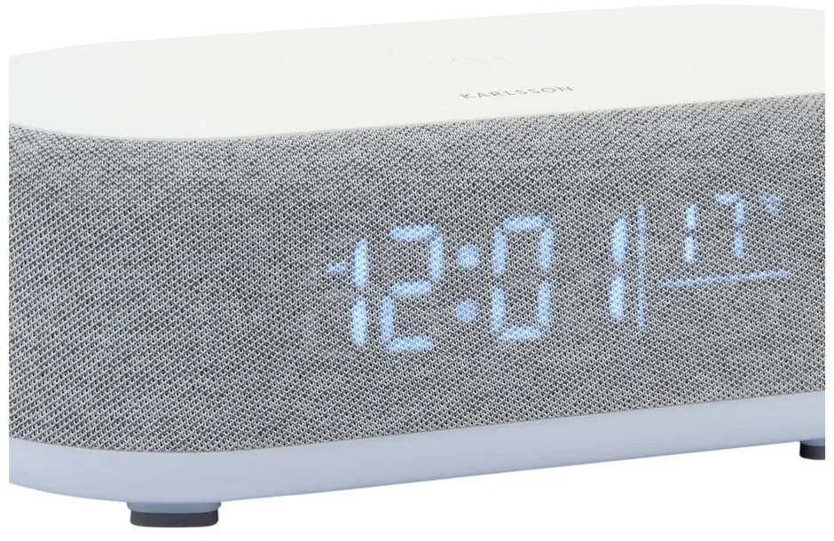 Digitális ébresztőóra vezeték nélküli töltővel Vogue – Karlsson