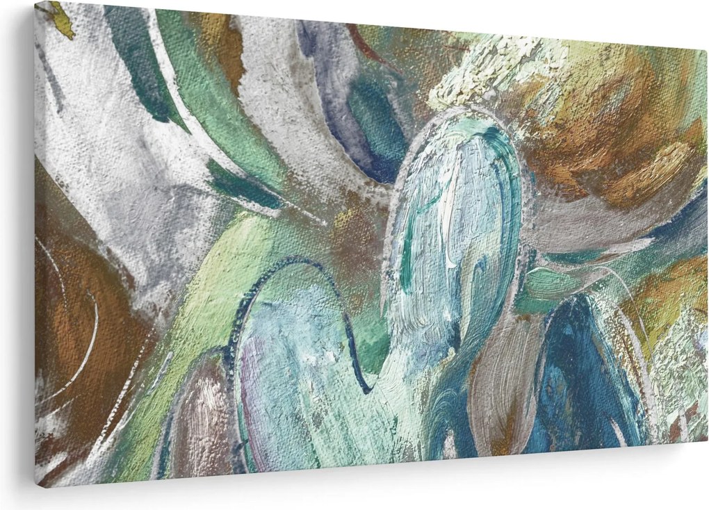 Kép - Absztrakt figurás festészet (90x60 cm)
