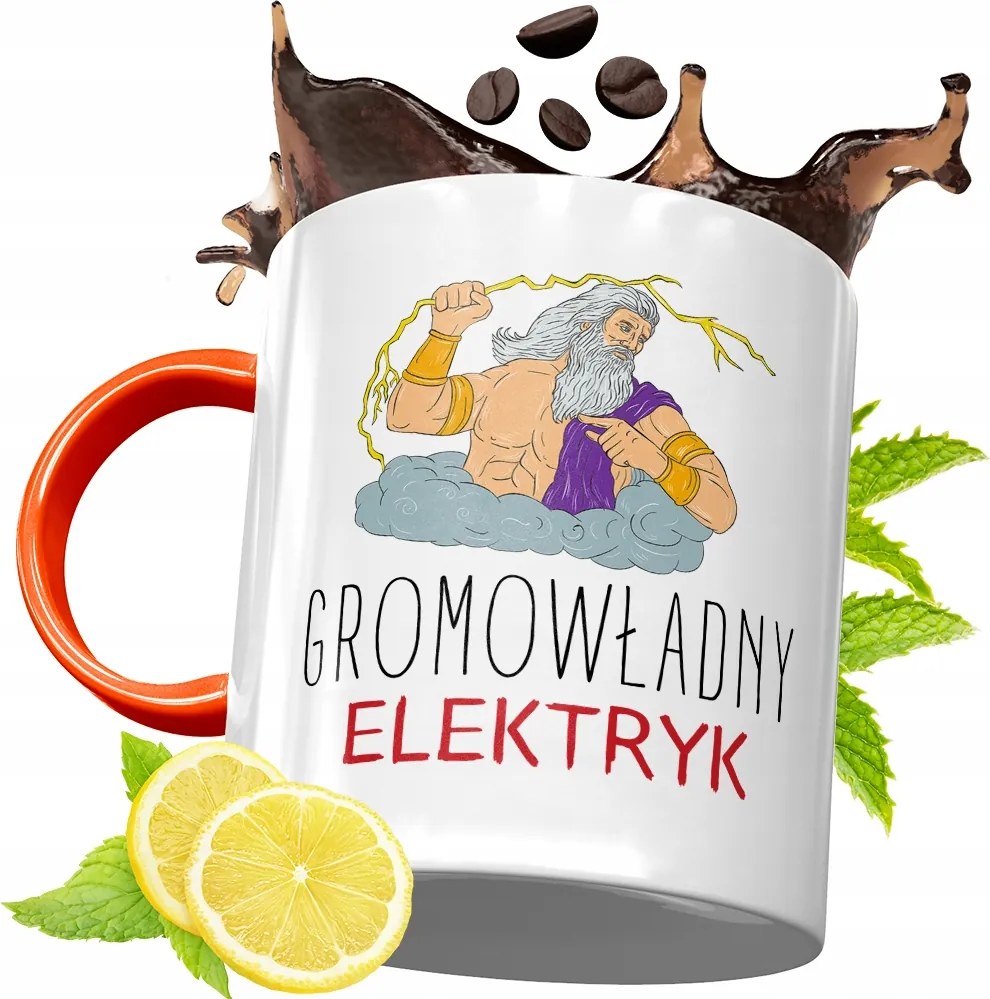 Narancssárga Bögre Villanyszerelőnek Tökéletes Ajándék fényképes nyomtatással