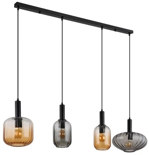 Globo 15719-4 - Kábeles csillár VALLETTA 4xE27/60W/230V