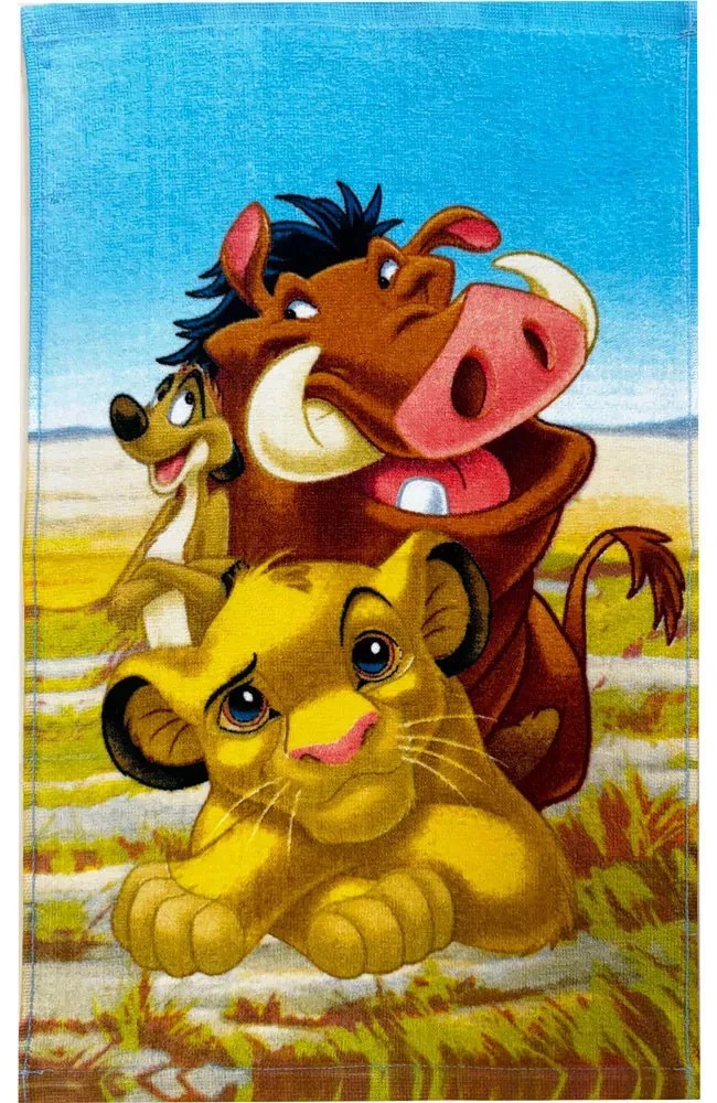 Disney Az Oroszlánkirály Pride Lands Trio kéztörlő, arctörlő, törölköző 30x50 cm