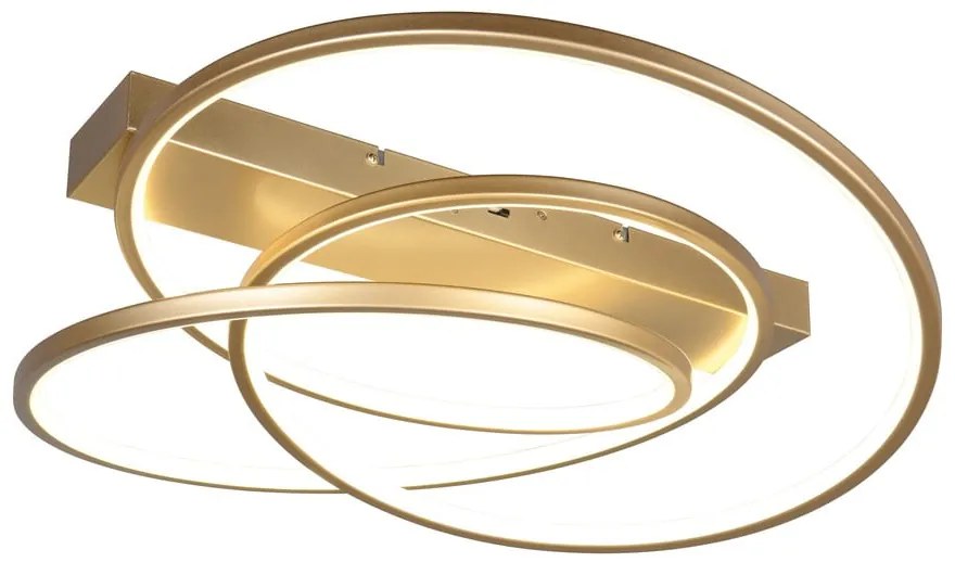 Aranyszínű LED dimmelhető mennyezeti lámpa 49x64 cm Darvin – Trio