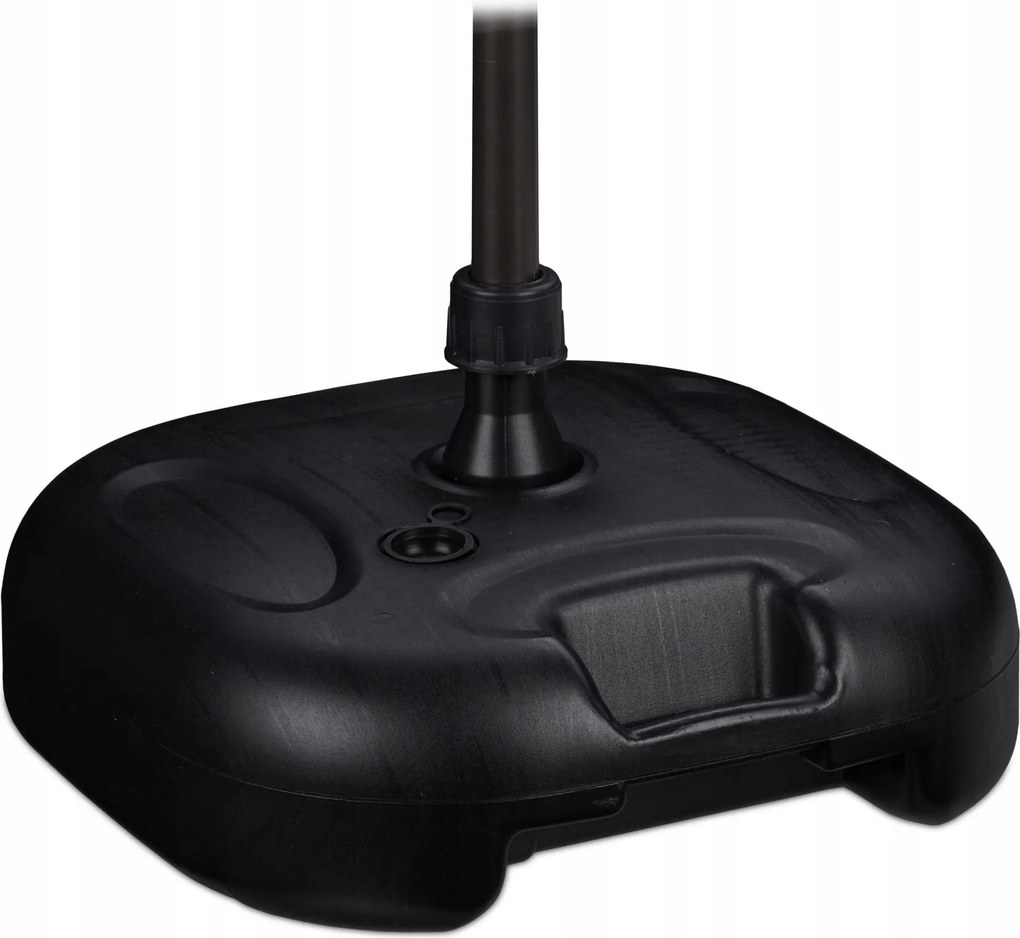 Kerti napernyő tartó állvány, fekete