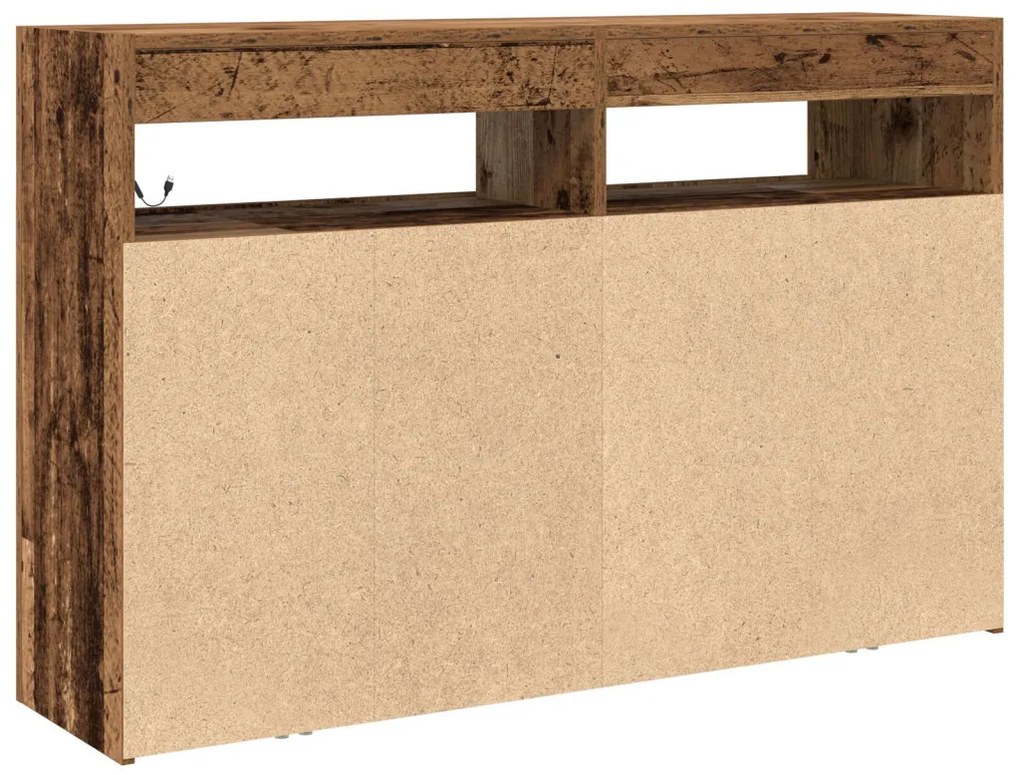 Tálaló Régi fa Mérnöki fa 116 x 30 x 75 cm Tálaló