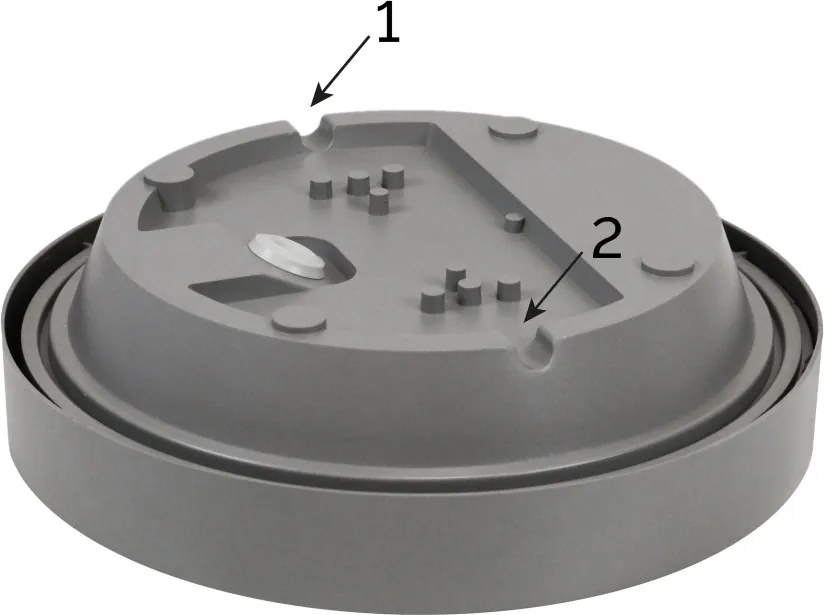 Novolux DELFI 522A-L0214B-03 Süllyesztett mennyezeti lámpa 1x13,5W/LED 1150LM IP65