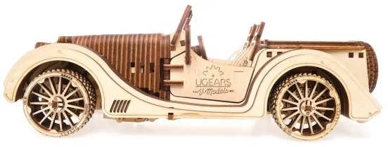 Ugears - 3D fa mechanikus puzzle Kocsi roadster