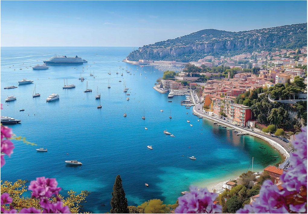 Fotótapéta Tájkép 3D Város Óceán Falra Hálószoba Nappali 200x140