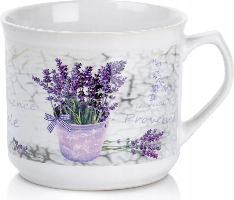 Kerámia Bögre Nagy Kávé Tea Levendula Kakaós Tál 650ML