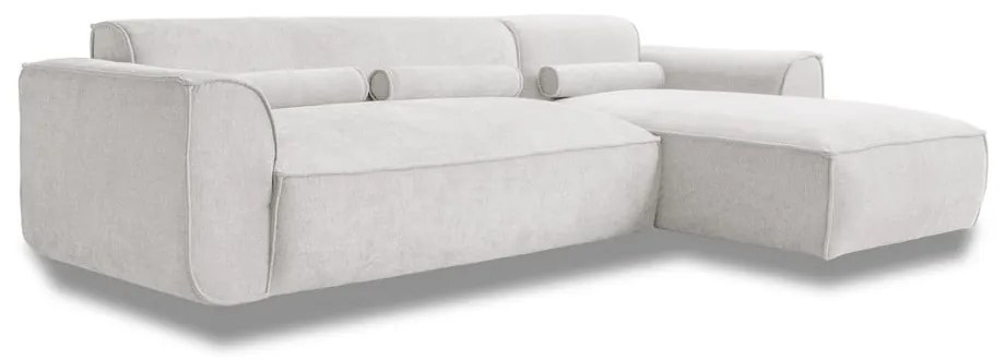 Fehér sarokkanapé (jobb oldali) Flex Felix – Miuform
