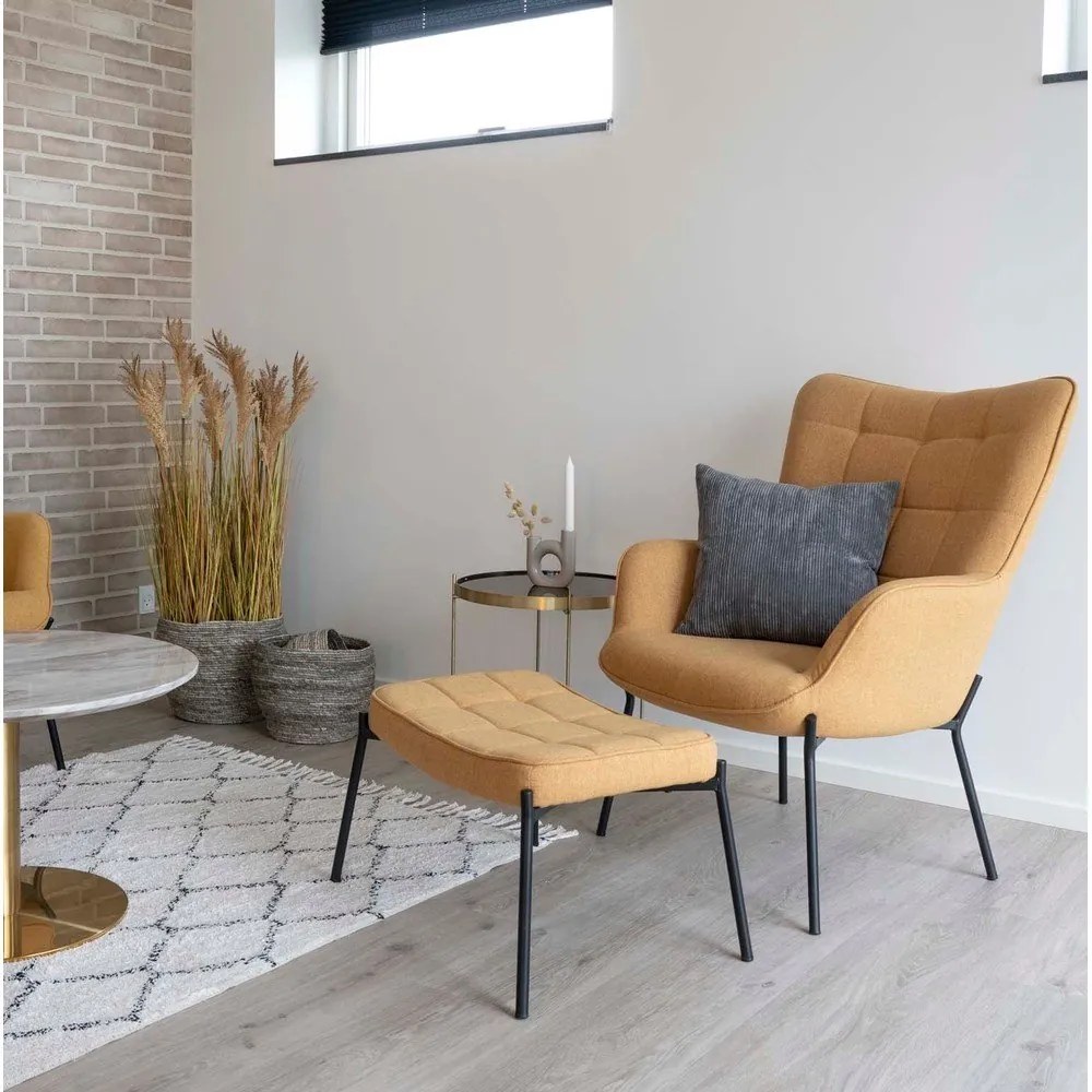 Kerek aranyszínű dohányzóasztal ø 48 cm Venezia - House Nordic