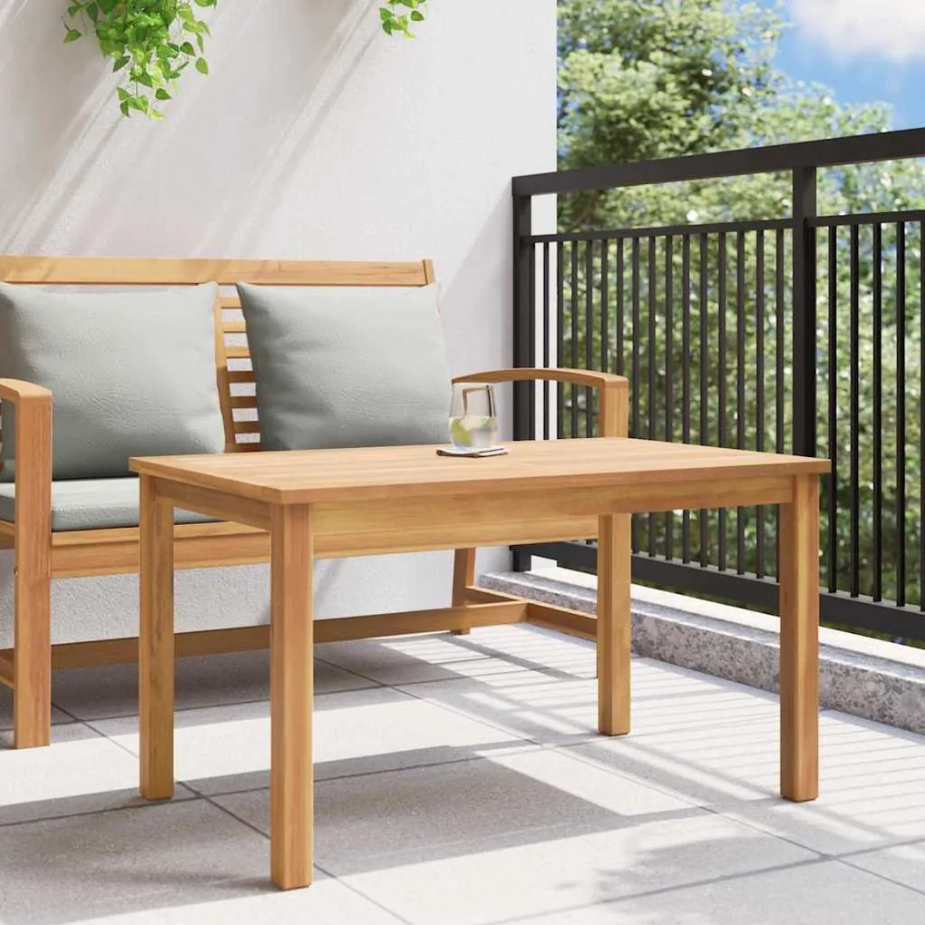 Dohányzóasztal Barna 90 x 50 x 45.5 cm Tömör tíkfa