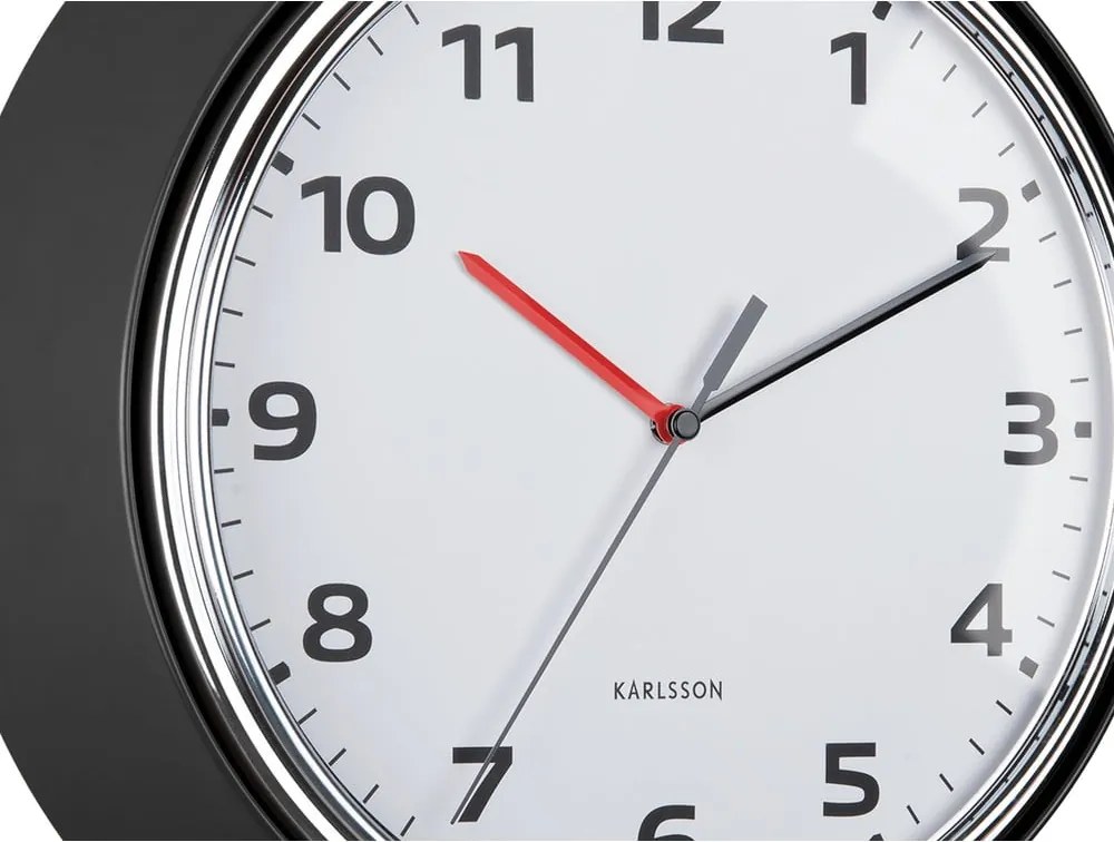 Falióra ø 34 cm Modern Retro – Karlsson