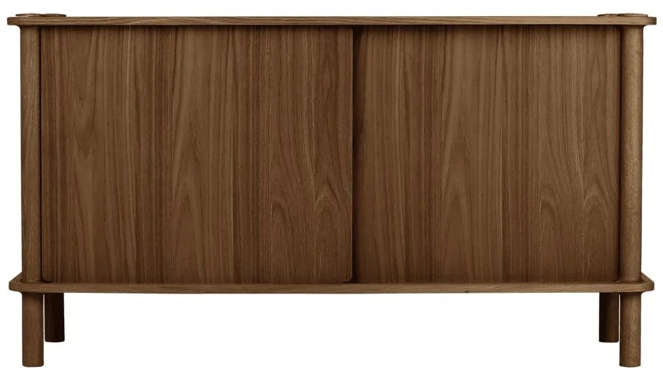 Barna tölgyfa komód tolóajtóval 135x73,5x48 cm Italic – UMAGE